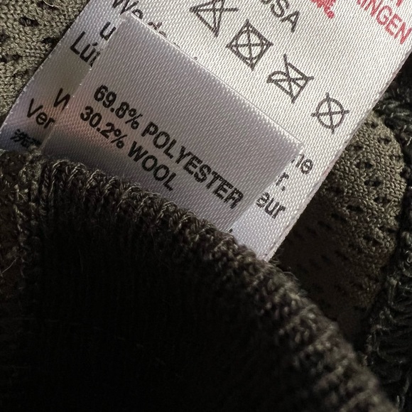 Lowe Alpine Women's Brown Quarter Zip Wool Blend Polartec Active Sweater Medium - Picture 9 of 14